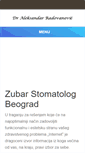 Mobile Screenshot of dr-aleksandar-radovanovic.com